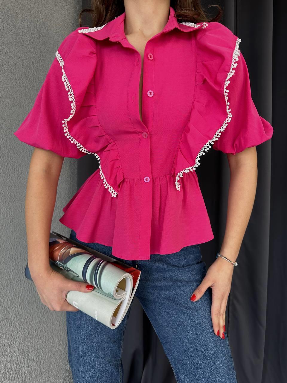 Camisa coral glow