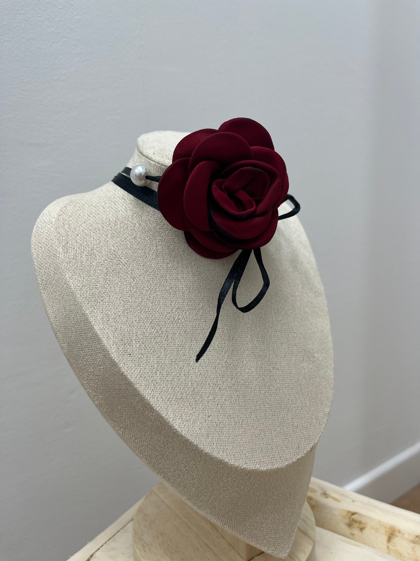 Collar lazo rosé