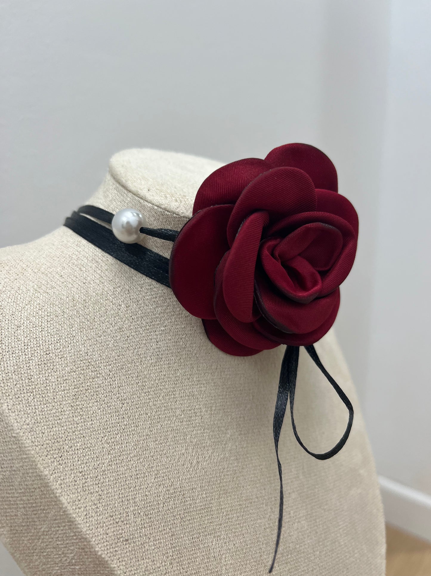 Collar lazo rosé